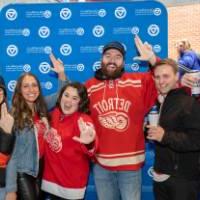 Six alums at the Red Wings game together.